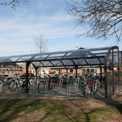 Fietsoverkappingen FalcoGamma voor MFA  't Aambeeld