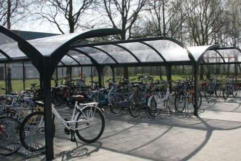 Fietsoverkappingen FalcoGamma voor MFA  't Aambeeld