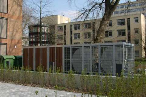 Fietsenstalling voor zorgcomplex Aafje met groendak