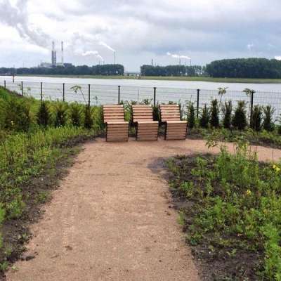 Straatmeubilair FalcoLinea op voormalig baggerdepot