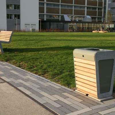 Falco straatmeubilair voor bedrijvenpark Novio Tech