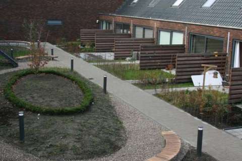 FalcoSinus bankelementen voor binnentuin in Haarlem