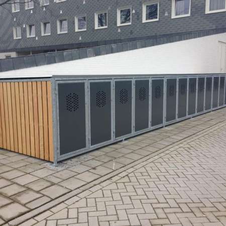 Fietskluizen Q voor appartementencomplex Hoofddorp