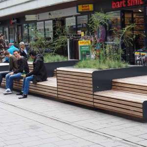 Projecten | FalcoLinea boombakken en XXL banken voor centrum Stadshagen, Zwolle | image #1 | 