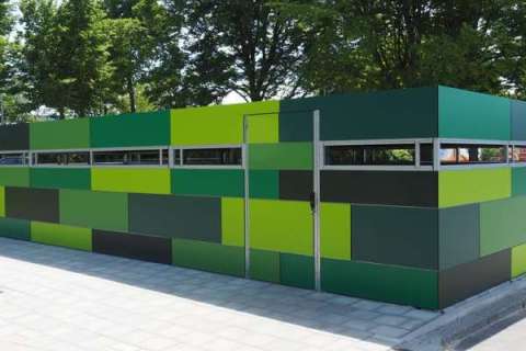 Groene fietsenstalling voor gemeente Hengelo