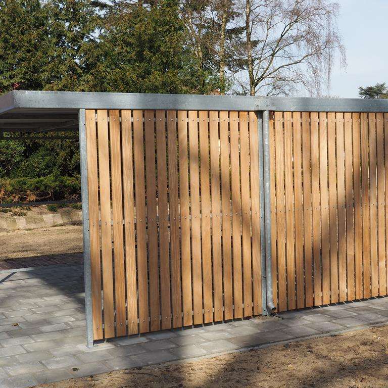 FalcoZan fietsoverkappingen voor Friso Kazerne en Tennet