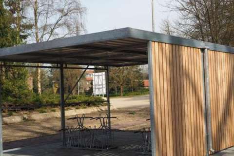 FalcoZan fietsoverkappingen voor Friso Kazerne en Tennet