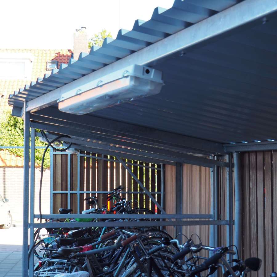 Fietsparkeeroplossing voor studentencomplex