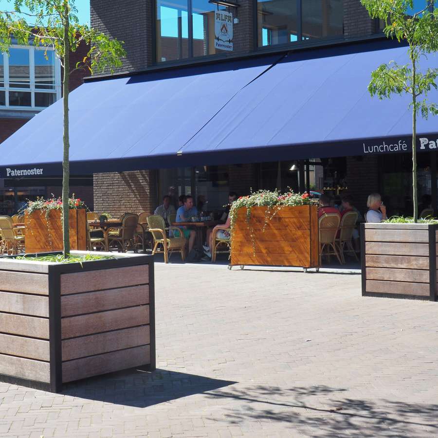 Falco plantenbakken in centrum Eijsden