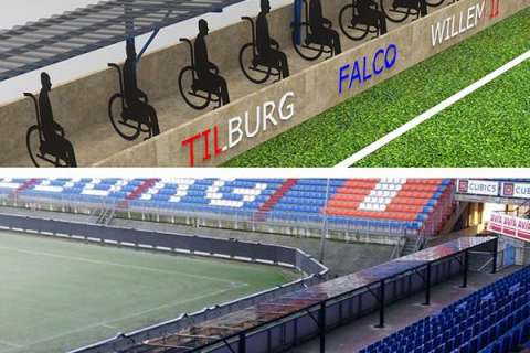 Mindervalide Overkapping Willem II Tilburg