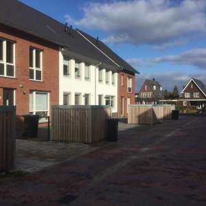 Op maat gemaakte fietsenbergingen in nieuwbouwwijk