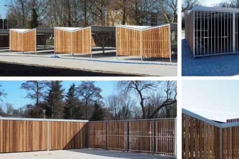 Terreininrichting bij HMC Paviljoen, Rotterdam