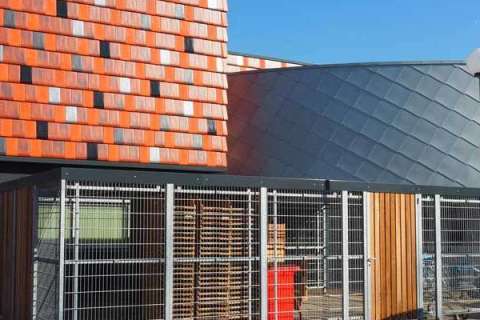 Tweeledige overkapping bij Albert Heijn XL, Alkmaar