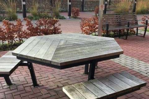 93514 zitbanken picknicksets stoelen fietsaanleunbeugels