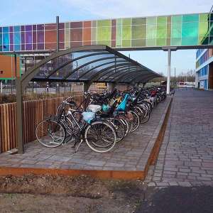 97579 fietsoverkapping fietsenrek overkapping etagerekken dubbellaags fietsparkeren