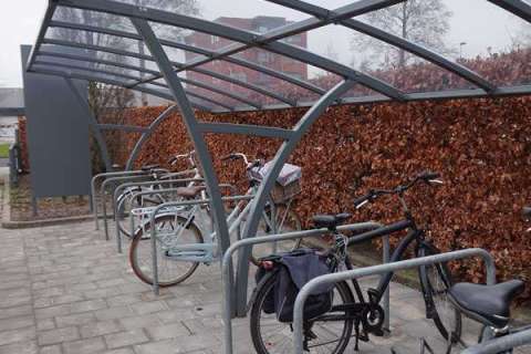 98932 fietsoverkapping fietsenstalling fietsaanleunbeugel FalcoRail Low