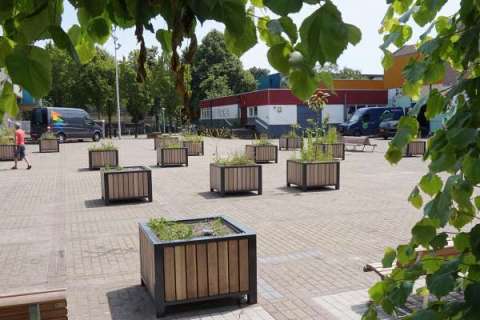 99915 straatmeubilair plantenbak bloembak pleininrichting Amsterdam FalcoBloc