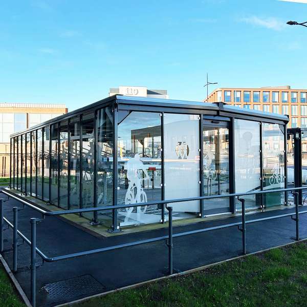 cycle hub fietsoverkapping etage fietsenrek dubbellaags fietsparkeren