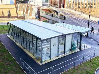 cycle hub fietsoverkapping etage fietsenrek dubbellaags fietsparkeren