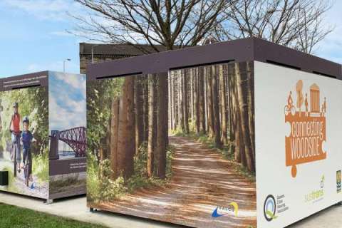 Bewoners Cedar Court in Glasgow (UK) tevreden met FalcoCrea fietskluizen