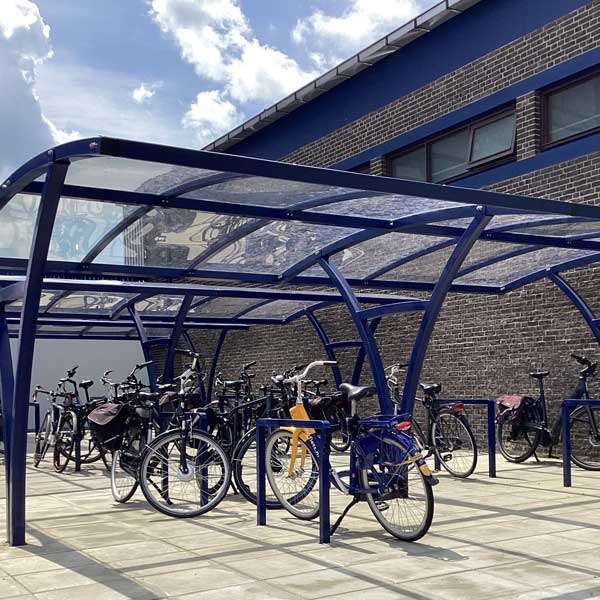 FalcoForce fietsaanleunbeugel met oplaadpunten
