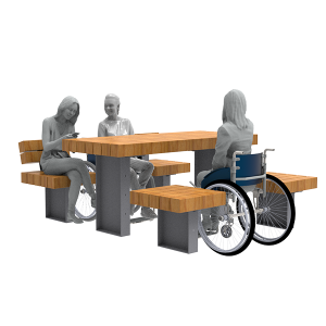 straatmeubilair picknickset inclusieve buitenruimte