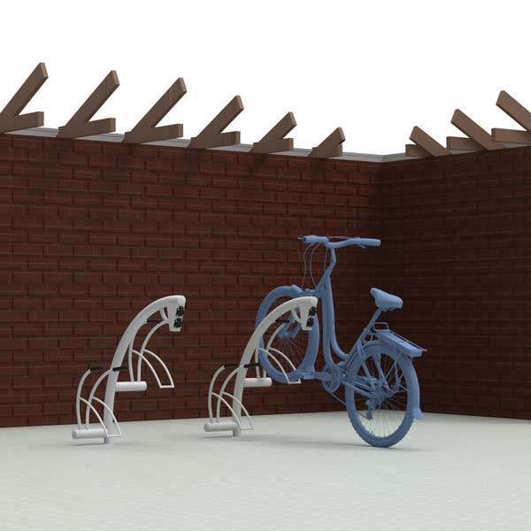 FalcoIon 2.0 fietsstandaard met oplaadpunt voor e-bike