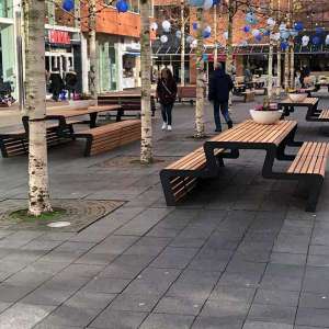  105677 straatmeubilair picknickset buitenbank zitbank
