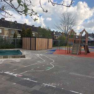 Projecten | Berging voor kindcentrum | image #1 | 113612 berging overkapping school