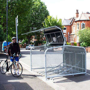 FalcoPod fietskluizen geplaatst in stadsdelen van Londen