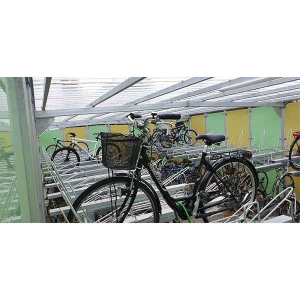 overkapping etage fietsparkeren fietsenstalling