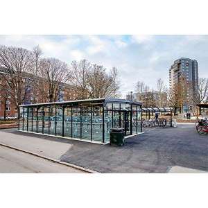 Projecten | Overkappingen FalcoScandic in Italië en Zweden | image #1 | overkapping etage fietsparkeren fietsenstalling
