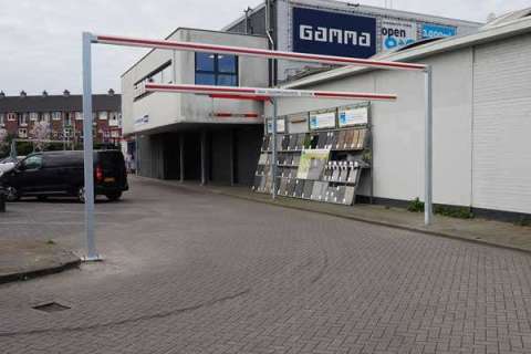 Hoogtebegrenzer bij de Gamma, Utrecht