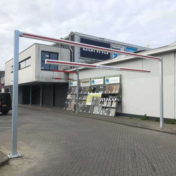 Hoogtebegrenzer bij de Gamma, Utrecht