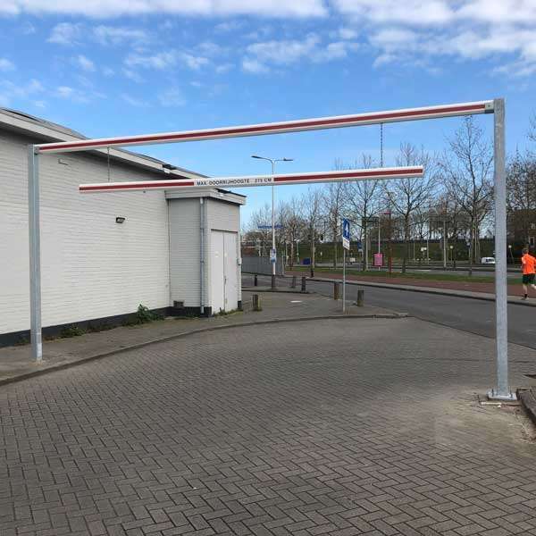 Hoogtebegrenzer bij de Gamma, Utrecht