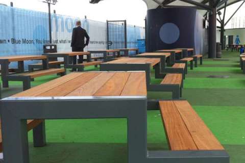 picknickset straatmeubilair buitenbank zitbank picknickset FalcoBloc Manchester United