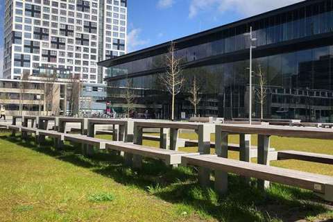 127170 straatmeubilair picknickset buitenbank zitbank