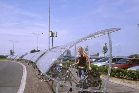 fietsoverkapping fietsenstalling fietsparkeren FalcoSail