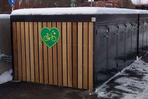 Fietsparkeren fietskluis fietsberging forenzen