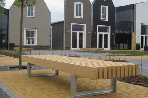 buitenbank zitbank straatmeubilair Serbonne