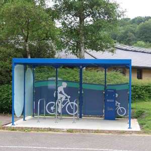 135387 fietsoverkapping fietsaanleunbeugels oplaadstation