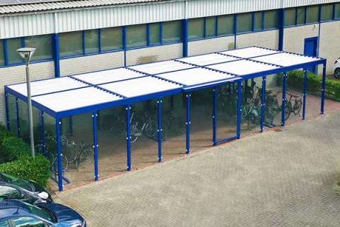 fietsoverkapping fietsenstalling fietsparkeren fietsenrek