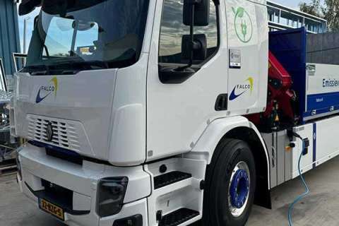 Falco zet volgende stap naar duurzaamheid met elektrische vrachtwagen
