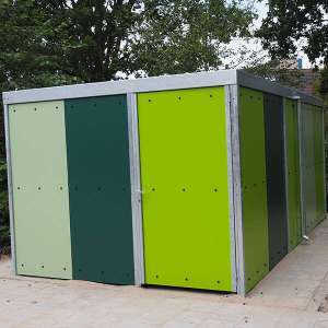 Projecten | Combi overkapping met groendak | image #1 | 82283 fietsoverkapping groendak fietsenrekken