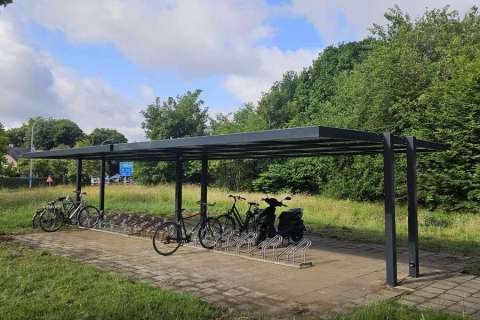 fietsparkeren fietsoverkapping