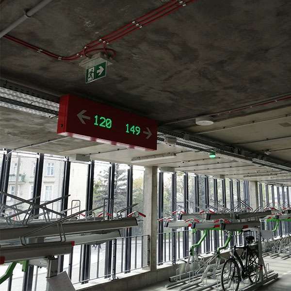 fietsparkeren fietskelder etagerek dubbellaags compact