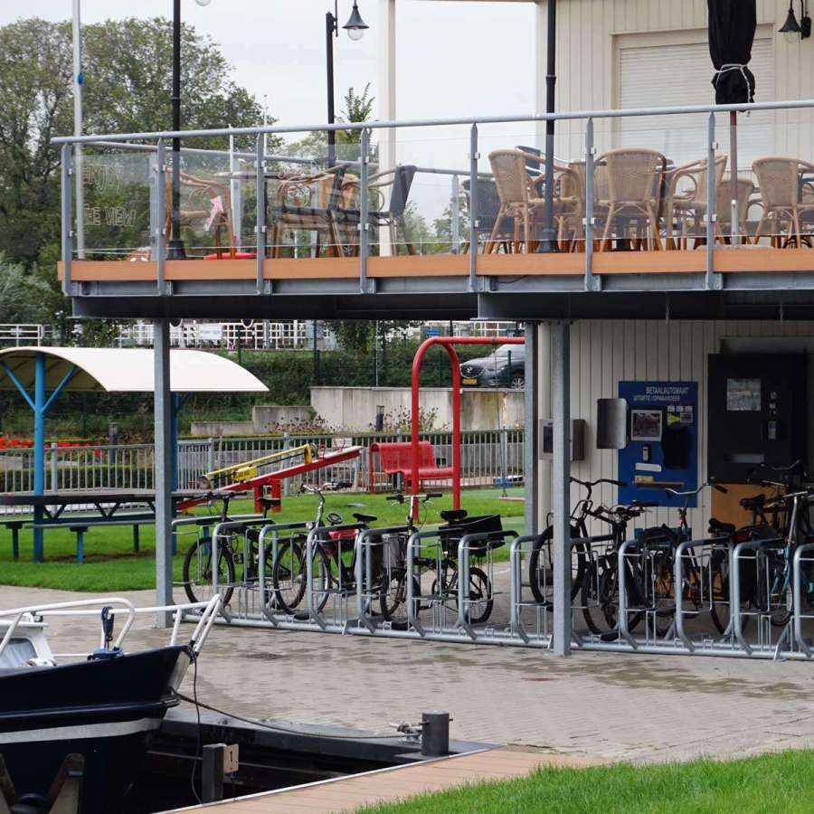 fietsparkeren fietsenrek FalcoFida dubbelzijdig