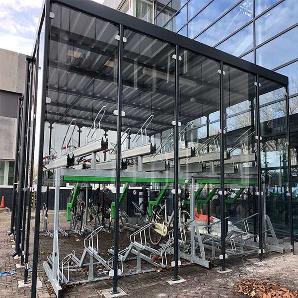 110936 fietsparkeren fietsoverkapping etagerekken