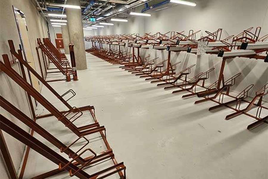 141573 fietsparkeren fietsenkelder fietsreparaties etagerek dubbellaags
