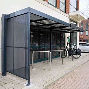 Projecten | Praktisch fietsparkeren bij Medisch Centrum | image #1 | 132589 fietsoverkapping fietsaanleunbeugels fietsparkeren fietsnietjes